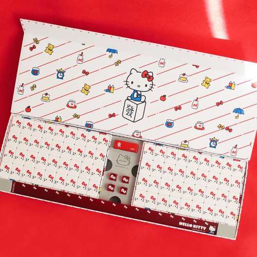 台湾 まちゅ×ハローキティ 合同麻雀セット MACHILL - Pinkoi