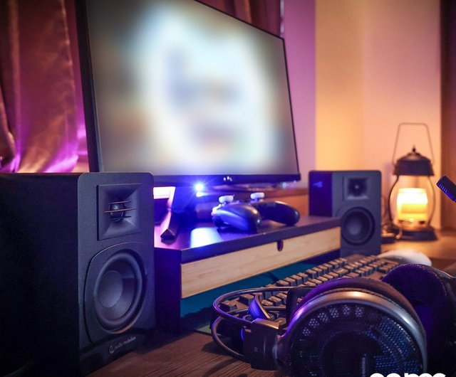 台湾 オーディオテクニカ AT-SP3X アクティブブックシェルフスピーカー