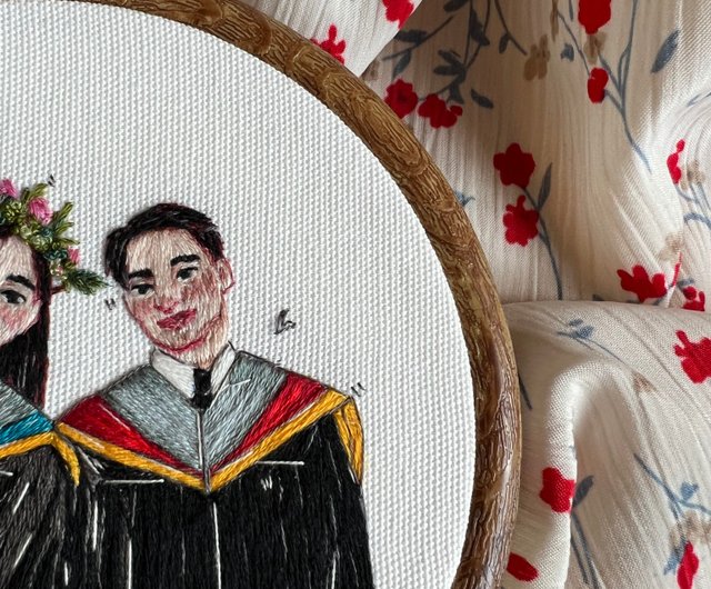 タイ 大きな刺繍の肖像画 25aaugust - Pinkoi