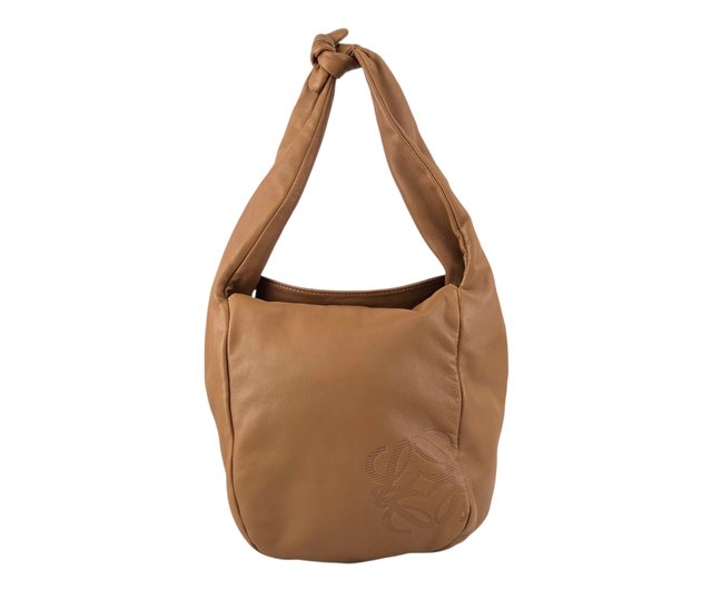 日本直送 名牌中古包 】LOEWE ロエベ ショルダーバッグ キャメル