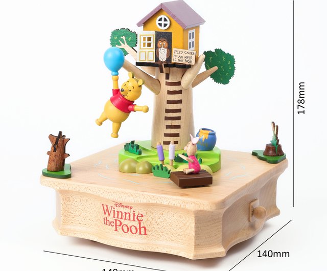 送料無料】台湾 【くまのプーさん】ディズニーサークルオルゴール