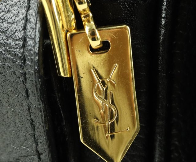 イヴサンローラン ショルダーバッグ YSL ゴールド金具 ロゴ型押し