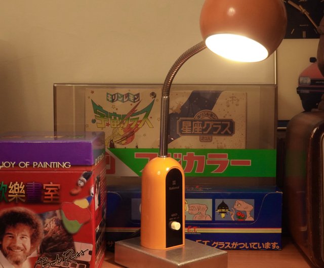 台湾 昭和レトロ National 松下電工 デスクライト LH-454-D 改