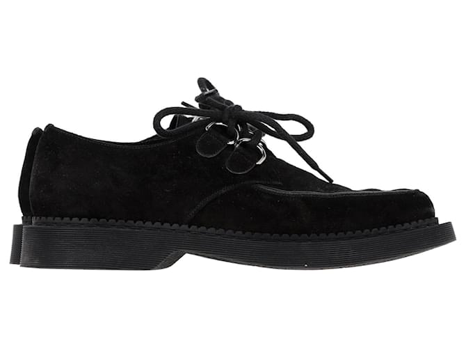 Saint Laurent Teddy Derby shoes in Black Suede ref.1736113 - Joli