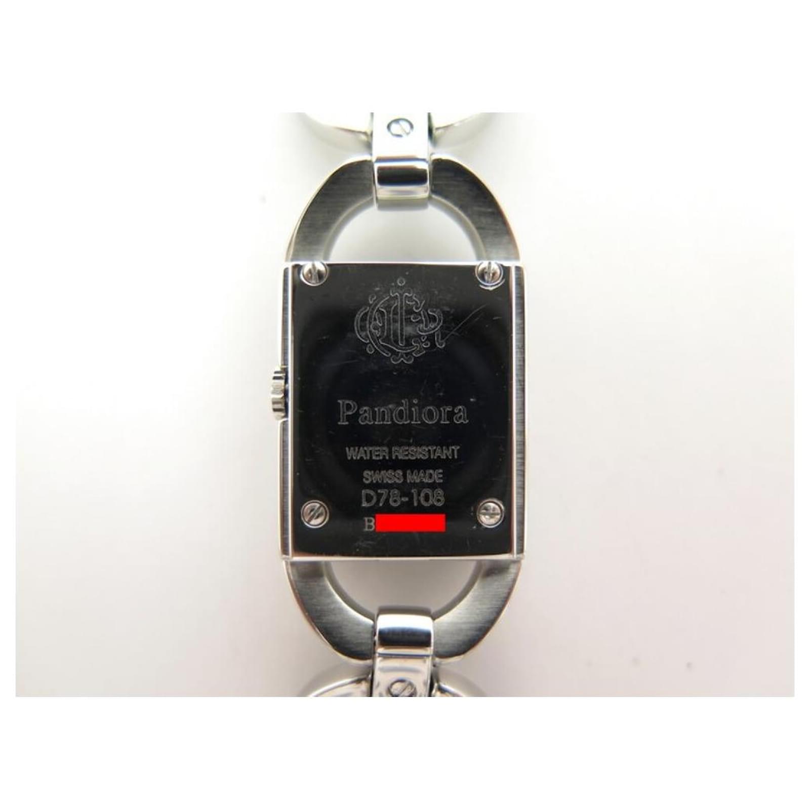 NEW CHRISTIAN DIOR PANDIORA D WATCH78-108 QUARTZ 19 MM STEEL WATCH