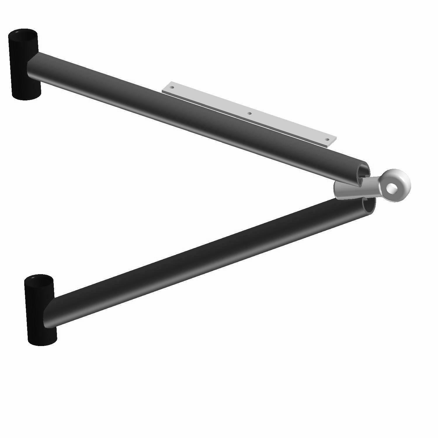 Left Hand A Frame Weld, Matte Black, Part 1542944-458 | Polaris RANGER