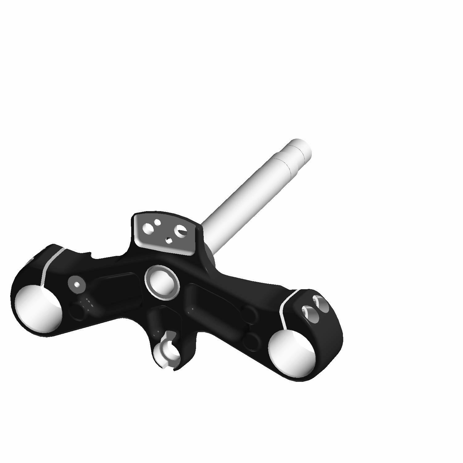 Triple Tree, Lower, Gloss Black, Cardinal, Part 1824403-658