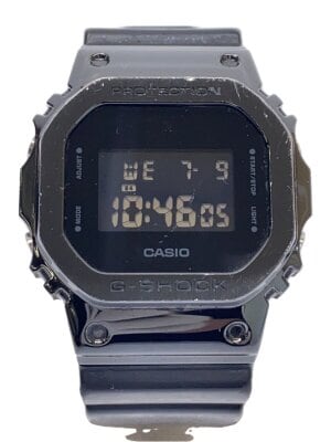 CASIO(カシオ) / クォーツ腕時計_G-SHOCK/デジタル/ラバー/BLK/WHT/SS