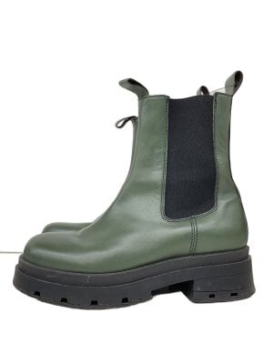 INSCRIRE(アンスクリア) / ショートブーツ/37/BRW/レザー | 中古品の