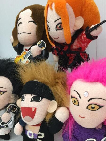 ﾊﾞﾝﾌﾟﾚｽﾄ(バンプレスト) / X Japan/ぬいぐるみ/5体セット/YOSHIKI