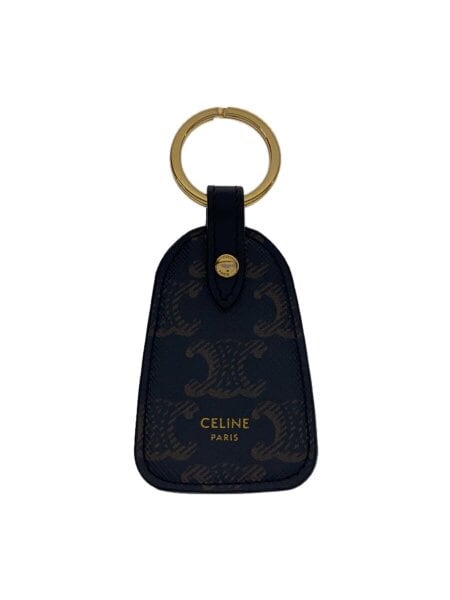 CELINE(セリーヌ) / キーホルダー/レザー/BLK/総柄/レディース | 中古