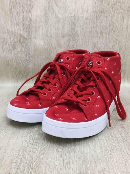 adidas(アディダス) / COURTVANTAGE HEEL AOP TRE/23cm/RED/キャンバス