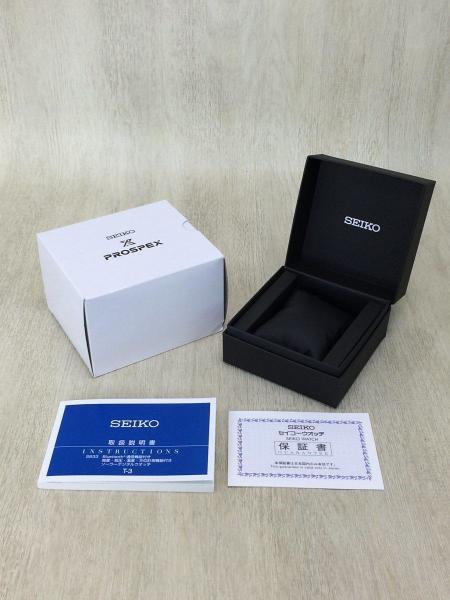 SEIKO(セイコー) / ソーラー腕時計/デジタル/ラバー/BLK/プロスペック