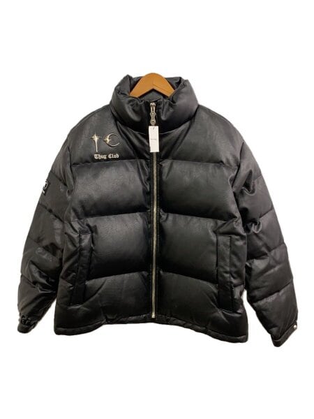 Thug Club(サグクラブ) / ダウンジャケット/2/ポリエステル/BLK/無地