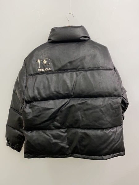 Thug Club(サグクラブ) / ダウンジャケット/2/ポリエステル/BLK/無地