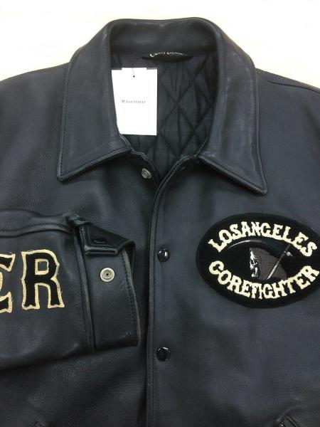 corefighter(コアファイター) / スタジャン/XL/レザー/BLK | 古着の