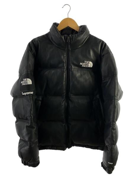 Supreme(シュプリーム) / ダウンジャケット/L/レザー/BLK/NF0A3CAD