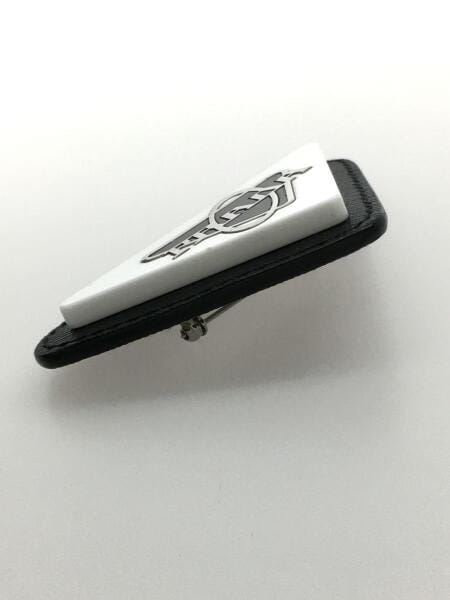 PRADA(プラダ) / ブローチ/サフィアーノ/ホワイト/ブラック