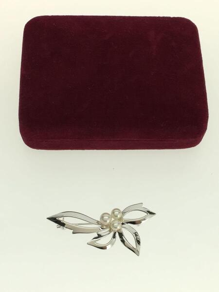 MIKIMOTO(ミキモト) / NHK刻印ブローチ/--/SLV/レディース | 中古品の