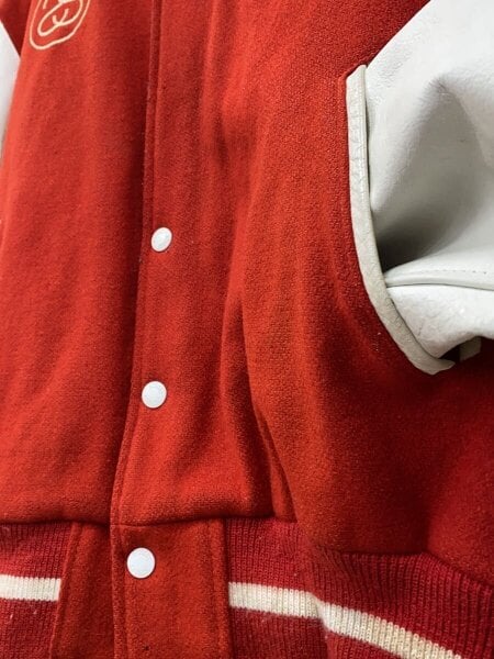 STUSSY(ステューシー) / スタジャン/L/ウール/RED/無地/08/old stussy