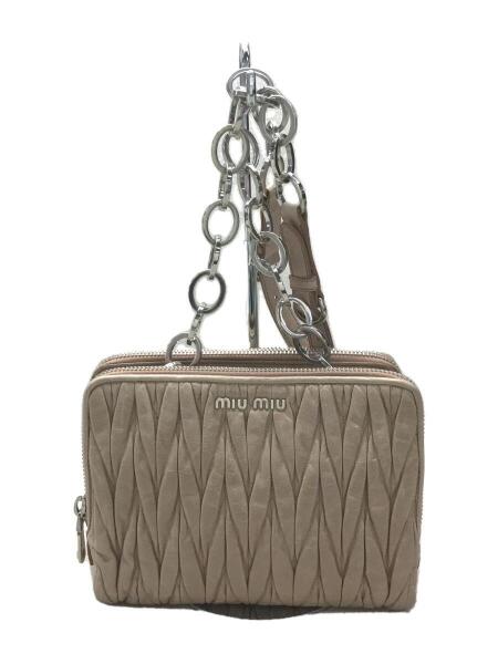 MIU MIU(ミュウミュウ) / RT0531/マテラッセ/ショルダーバッグ/レザー