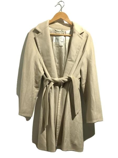 MAX MARA(マックスマーラ) / 白タグ/コート/42/ウール/BEG/無地