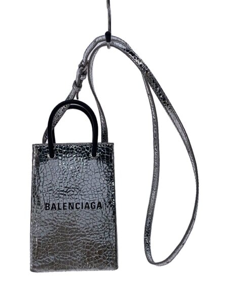 BALENCIAGA(バレンシアガ) / ショルダーバッグ/レザー/BLK/無地/593826