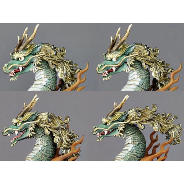 海洋堂 タケヤ式自在置物 麒麟 着彩版 /【Buyee】