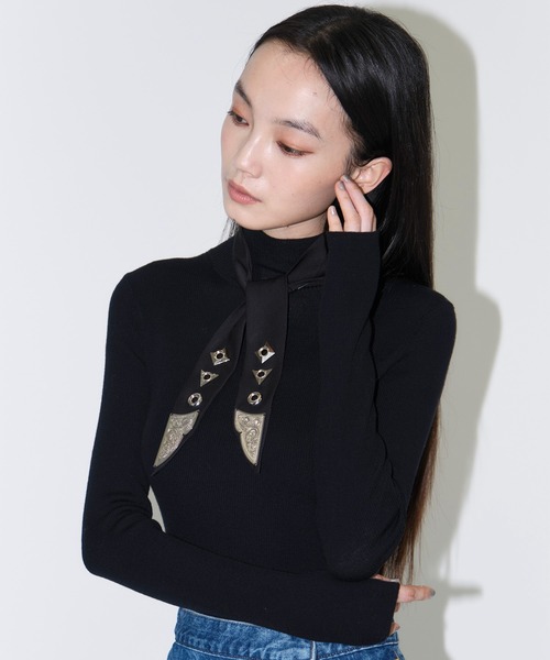 TOGA | 【TOGA TOO/トーガトゥ】Metal ribbon tie - Buyee, an Online