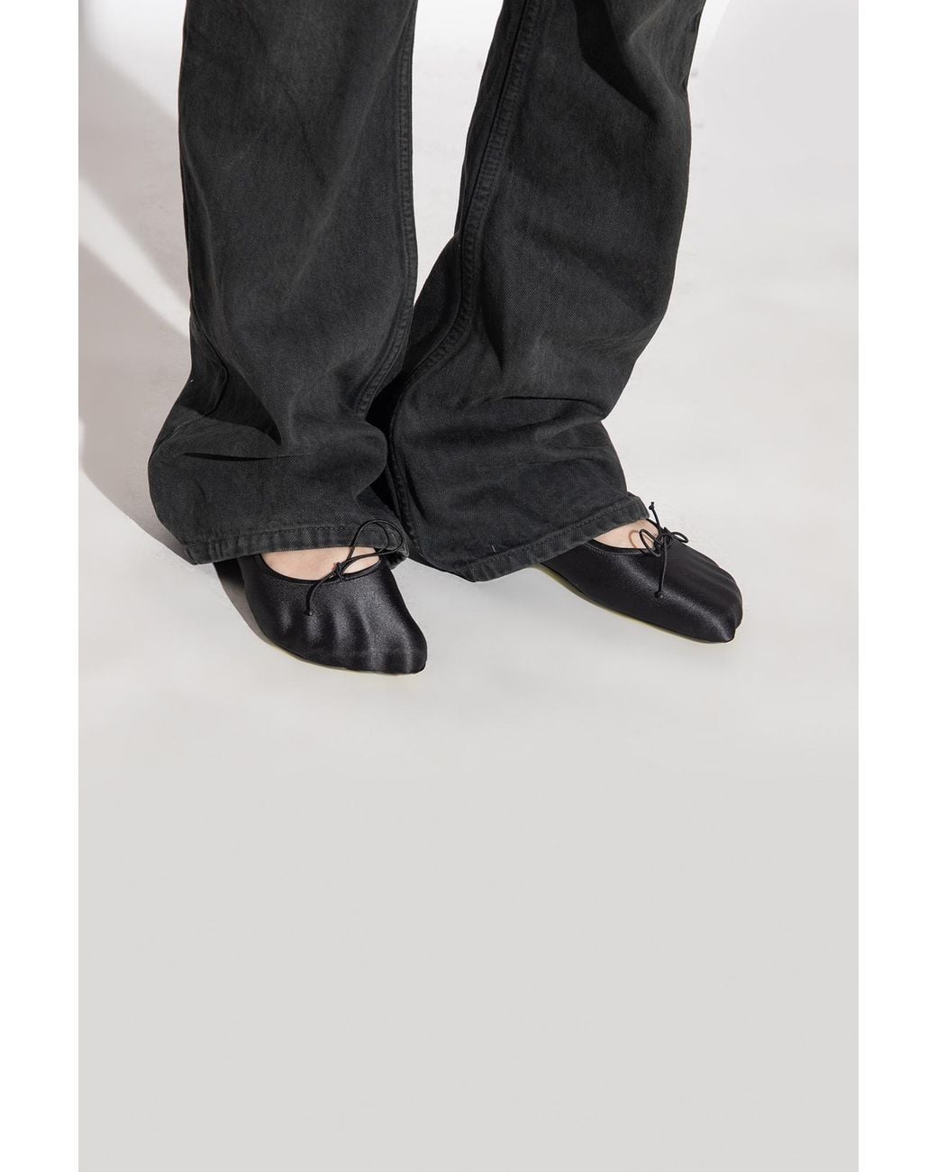 Balenciaga 'Anatomic' Ballet Flats in Black | Lyst