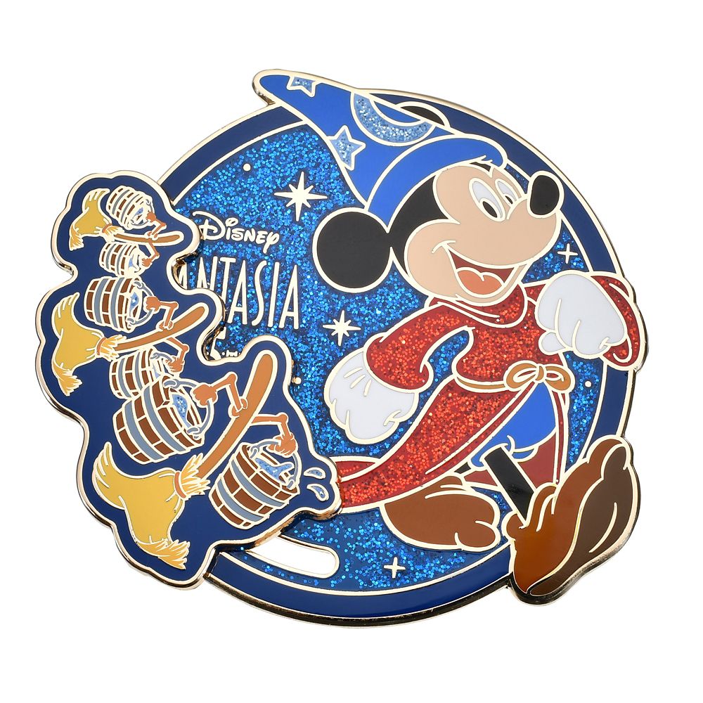 公式】ディズニーストア.jp | ミッキー＆ホウキ ピンバッジ ムーブ
