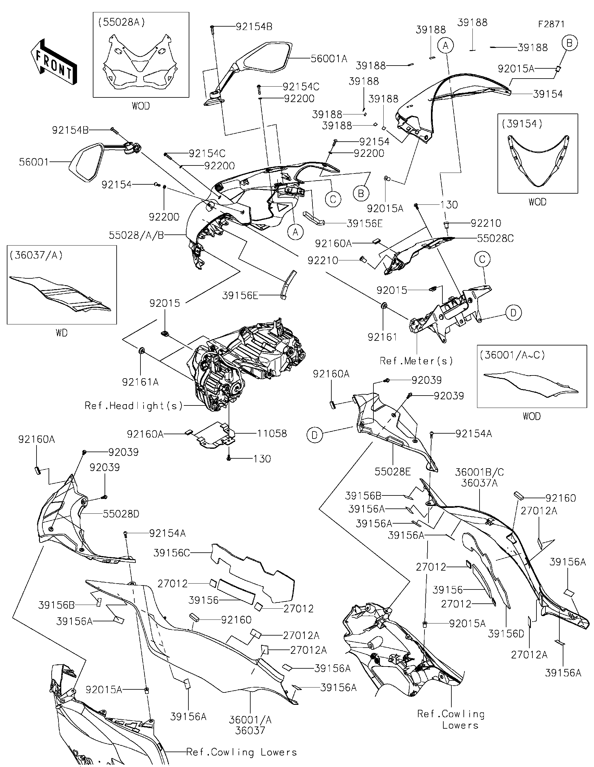 2025 Kawasaki Motorcycles Parts-Finder Diagrams | B&B Motorsports