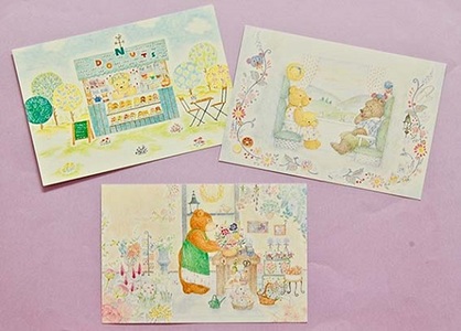 おまたたかこ サイン入り絵本2冊セット（ポストカード付き） | 神奈川