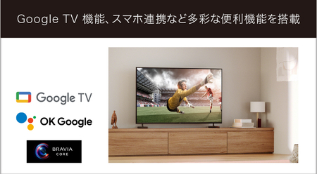 ソニー BRAVIA 65型 4K液晶テレビ (設置含む) X80Lシリーズ KJ-65X80L