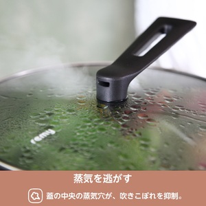 RHF-503 レミパンワイド (28cm) ネイビー【 フライパン 深型 IH対応 蓋