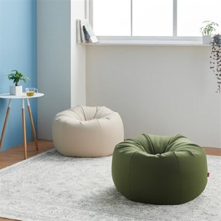 ハナロロ】 ビーズクッション オニオン80リットル ニットカバー付