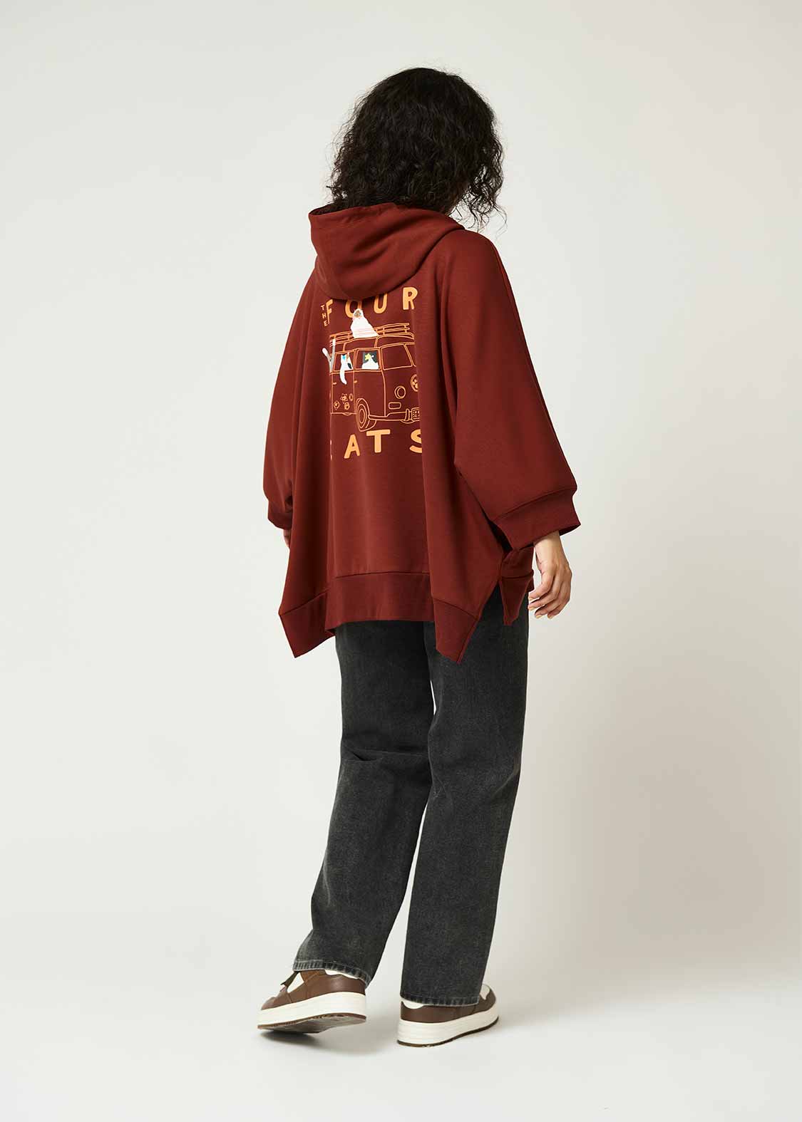 ザ フォーキャッツ バンド｜ポンチポンチョパーカー｜ウィメンズ