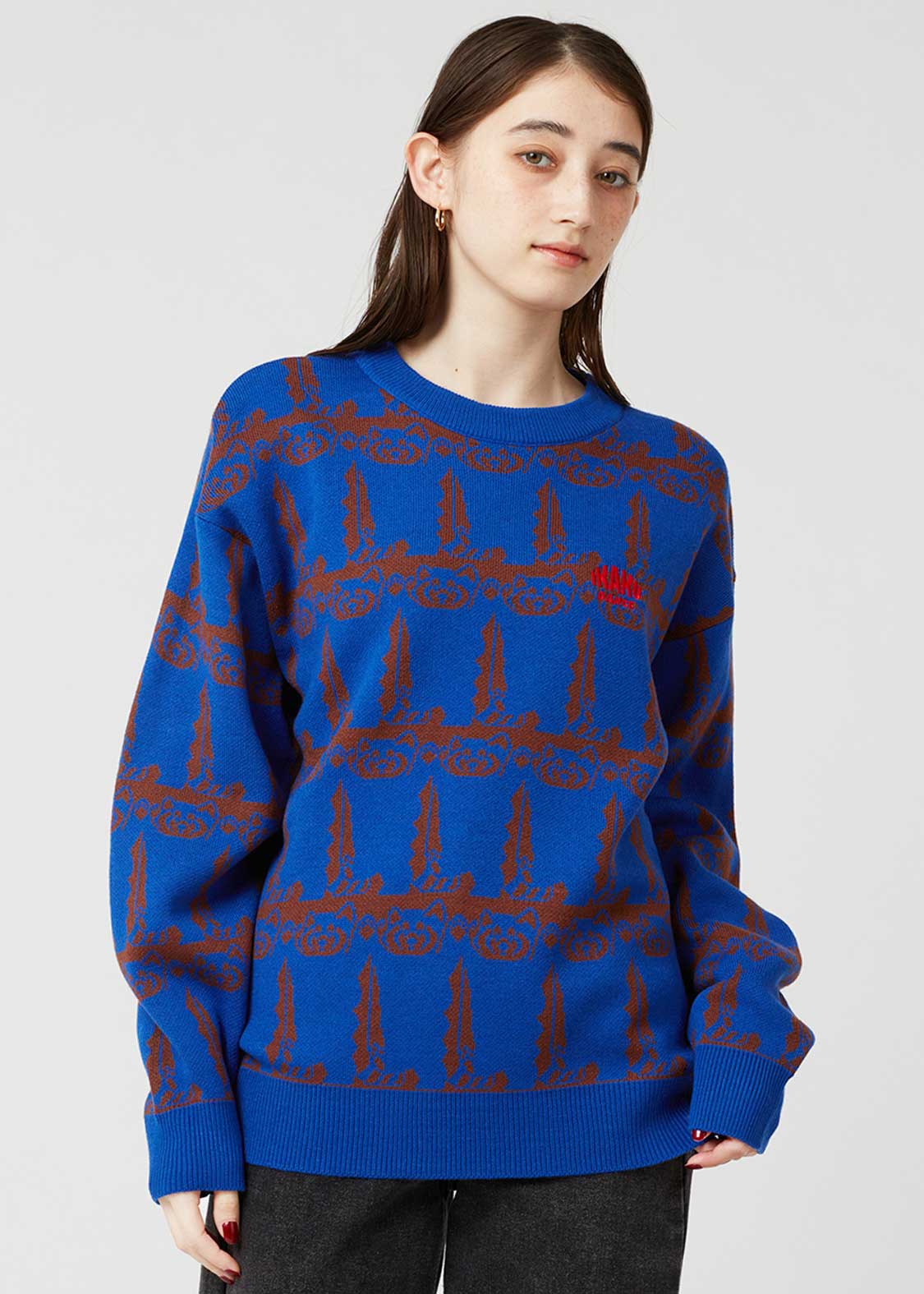 イカクダンス｜ウォッシャブルジャカードニット｜ユニセックス