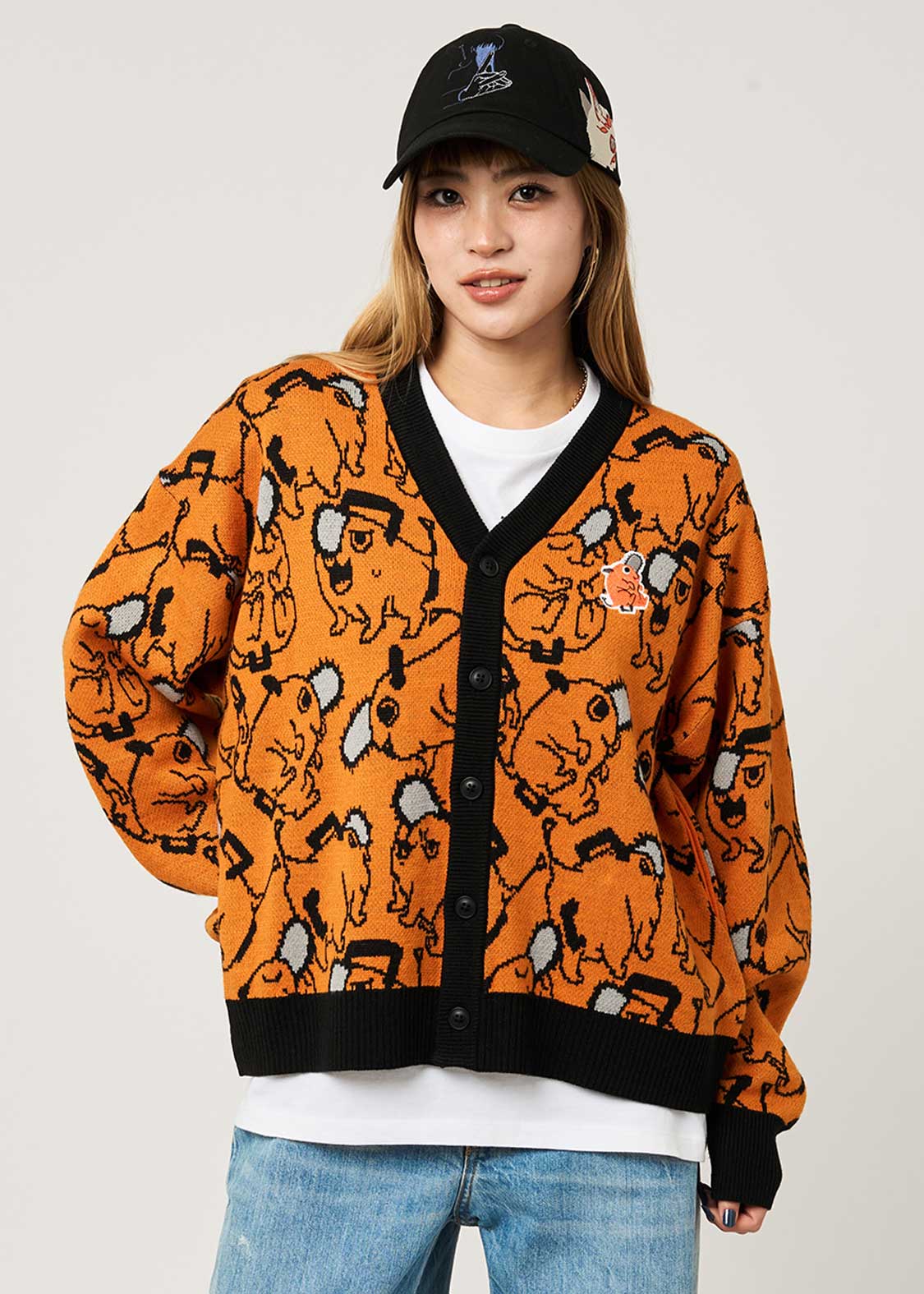 ポチタ パターン｜ジャカードカーディガン｜ユニセックス｜グラニフ