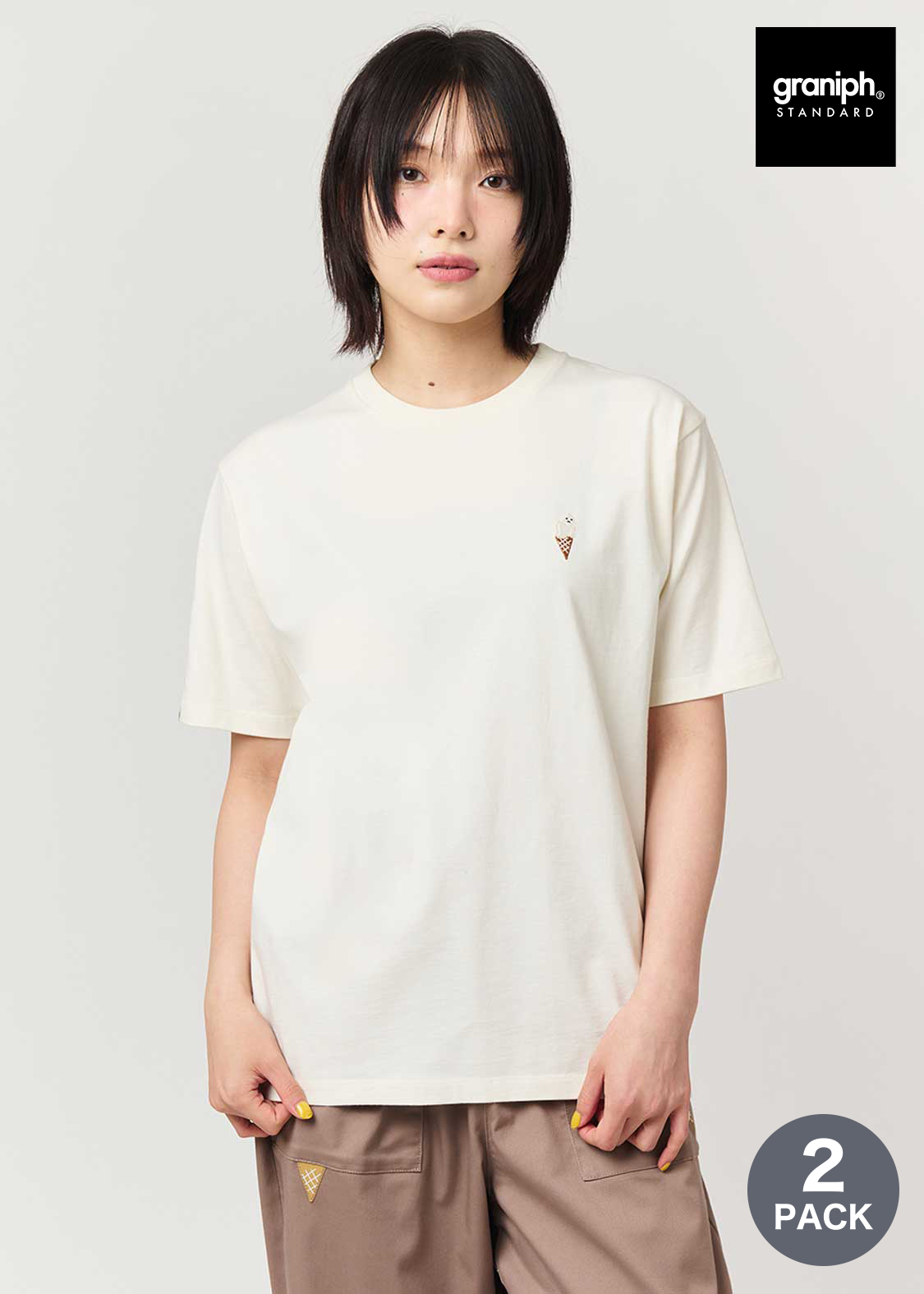 アイスボン｜2パックアイコンTシャツ｜ユニセックス｜グラニフ(graniph