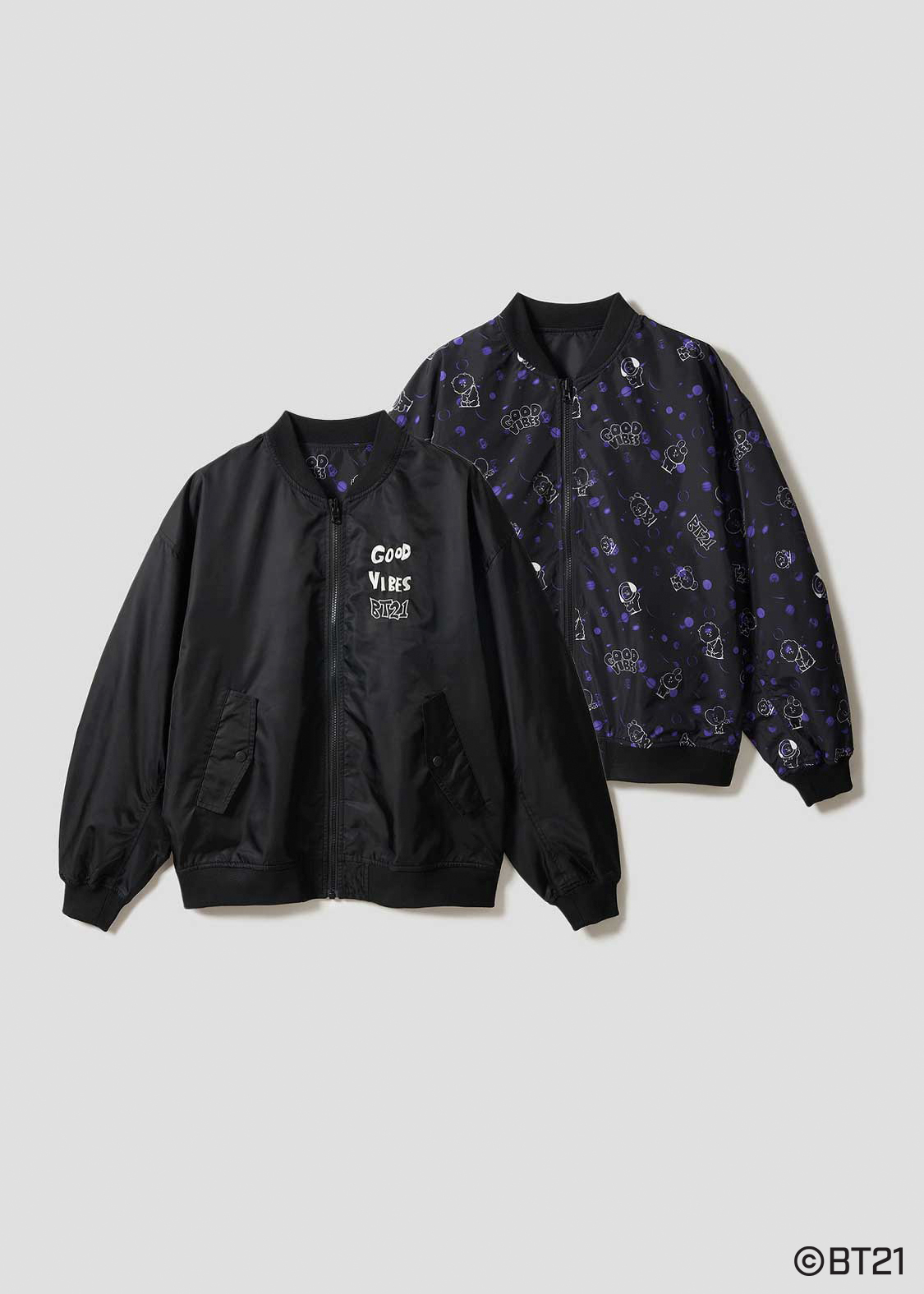 GOOD VIBES｜リバーシブルブルゾン｜ユニセックス｜グラニフ(graniph