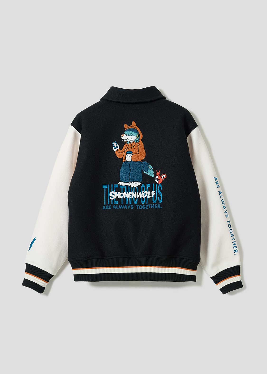 少年ウルフ｜スタジャン｜ユニセックス｜グラニフ(graniph)公式