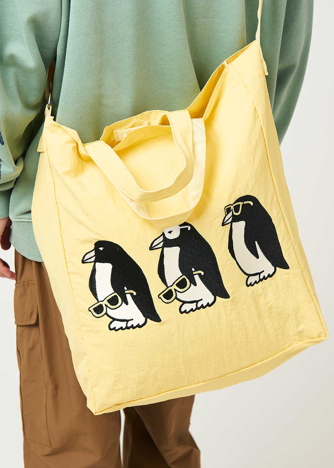 シティボーイペンギン｜ナイロン2WAYトートバッグ｜ユニセックス