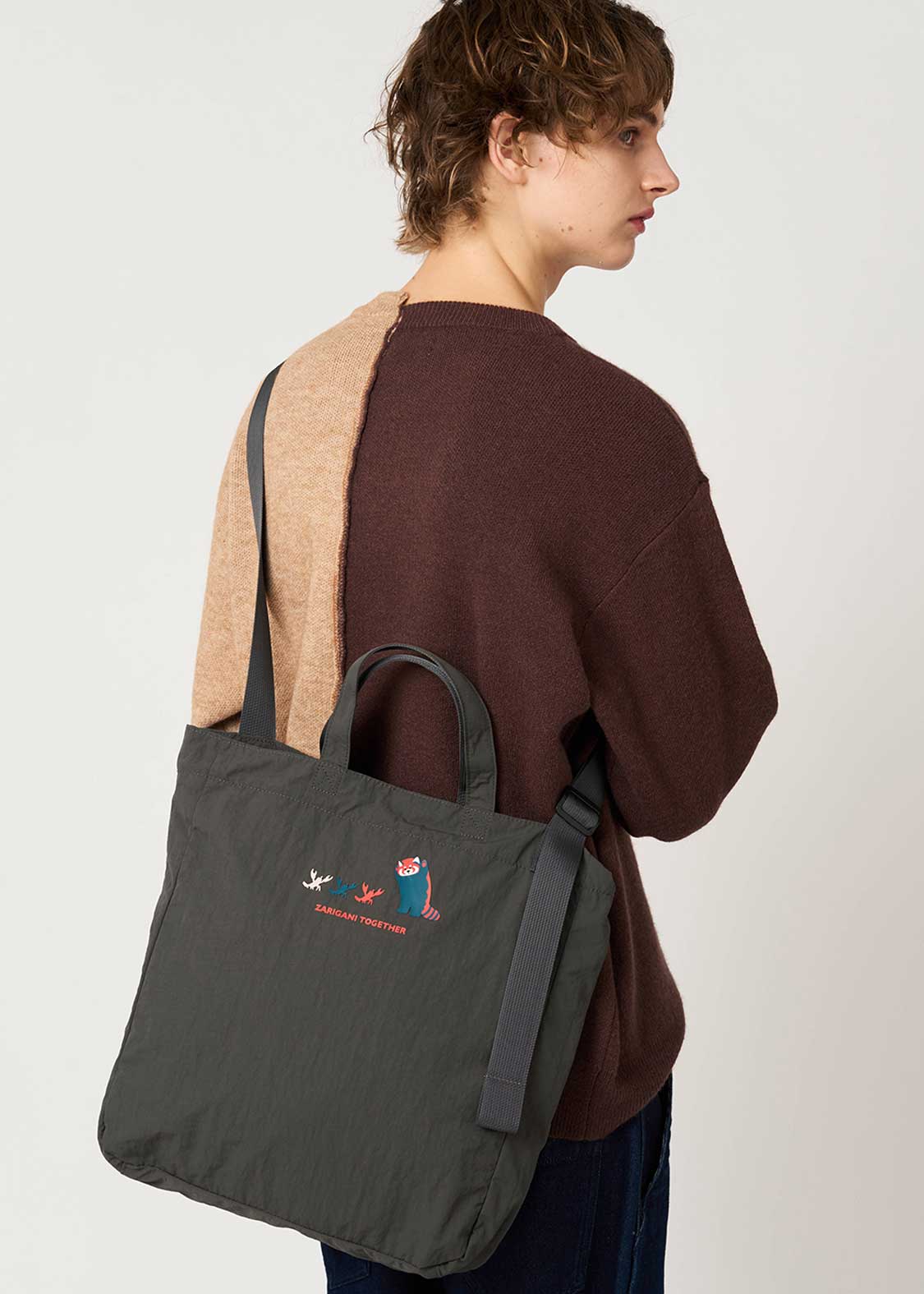 イカク｜ナイロン2WAYトートバッグ｜ユニセックス｜グラニフ(graniph