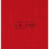 ⭐️G-DRAGON 2017 ACTIII MOTTE DVD 初回限定盤 G-DRAGON 2017 WORLDTOUR ACTIII M.O.T.T.E