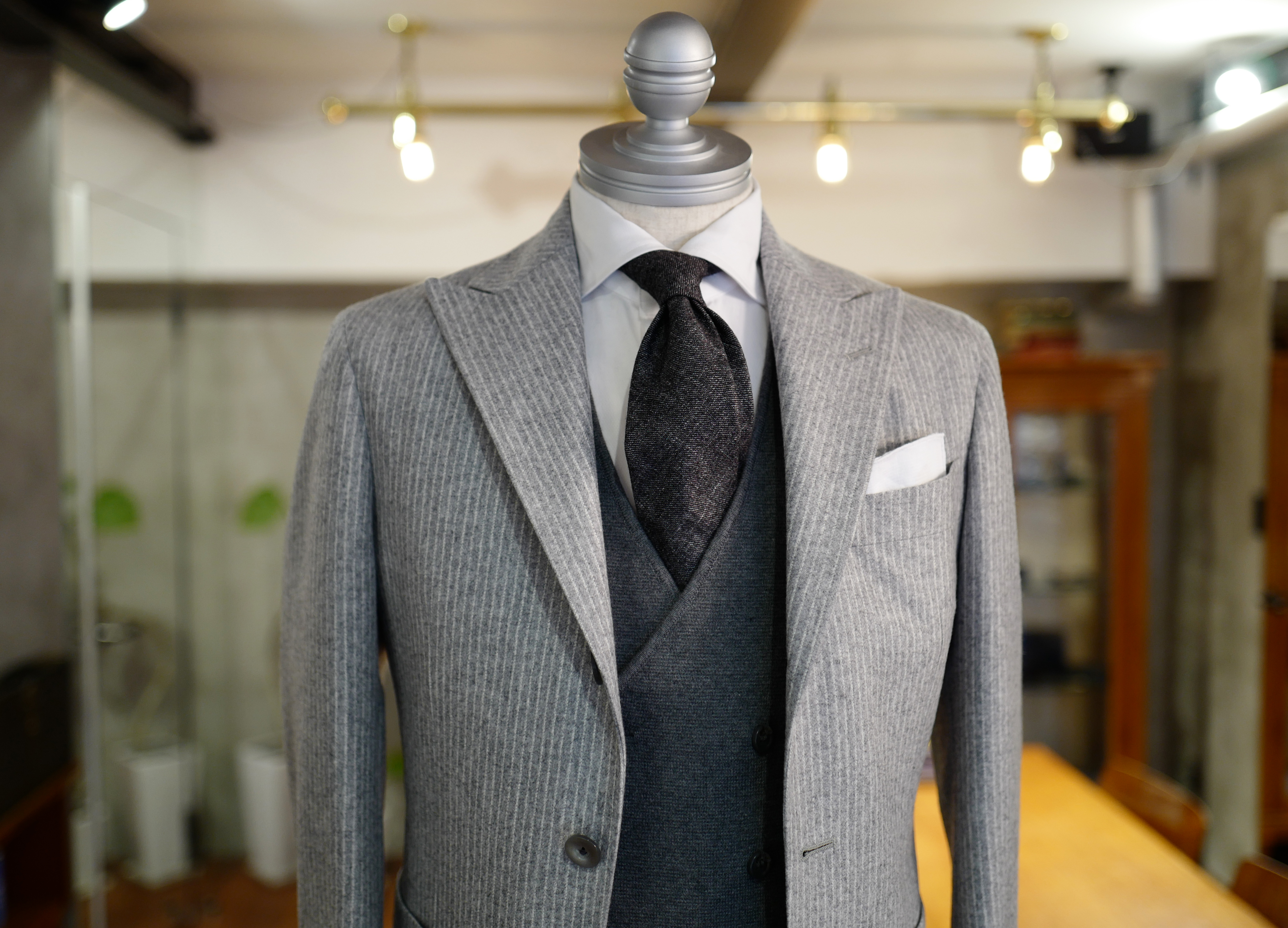 オーダースーツ】CANONICO（カノニコ）WOOL100% Woolen Flannel