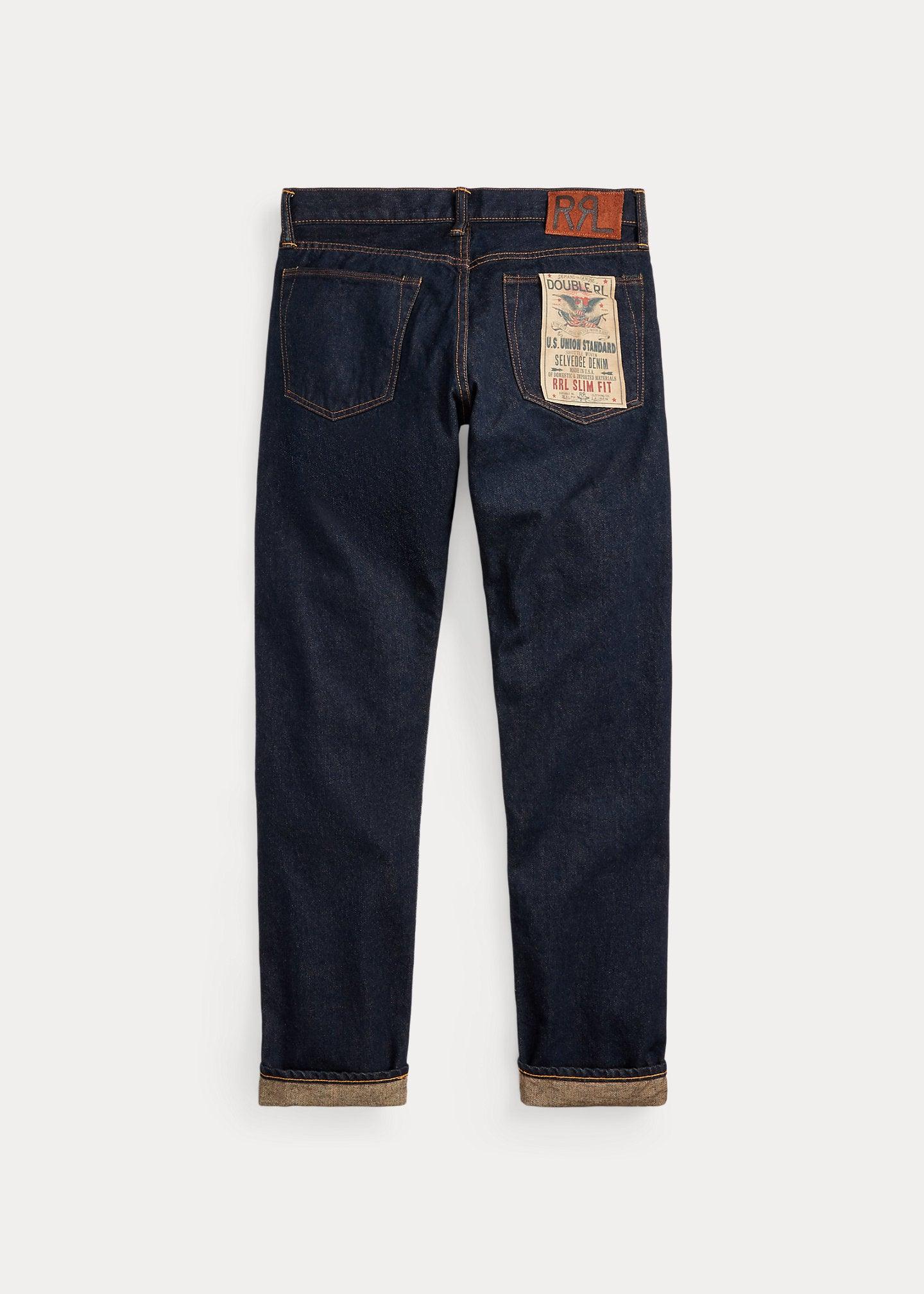 Double RL - Slim Fit Once-Washed Selvedge Jean – City Workshop