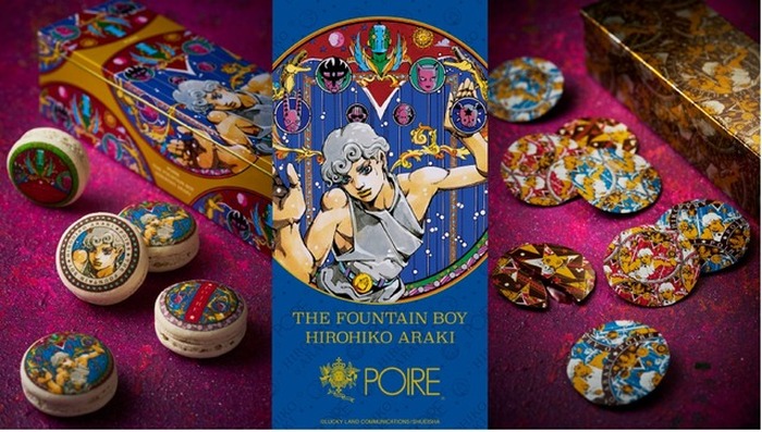 ジョジョ」荒木飛呂彦の大阪駅“噴水小僧”がマカロンに！限定缶＆保冷