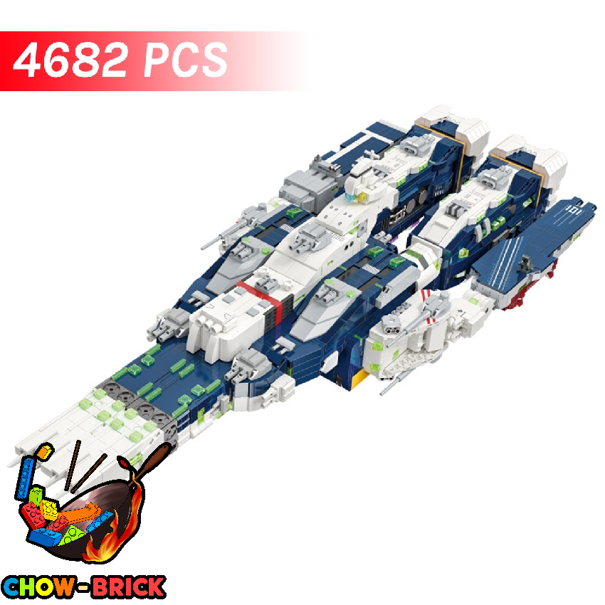 Jie Star 58144 SDF-1 MACROSS w/ Lights - ChowBrick Store