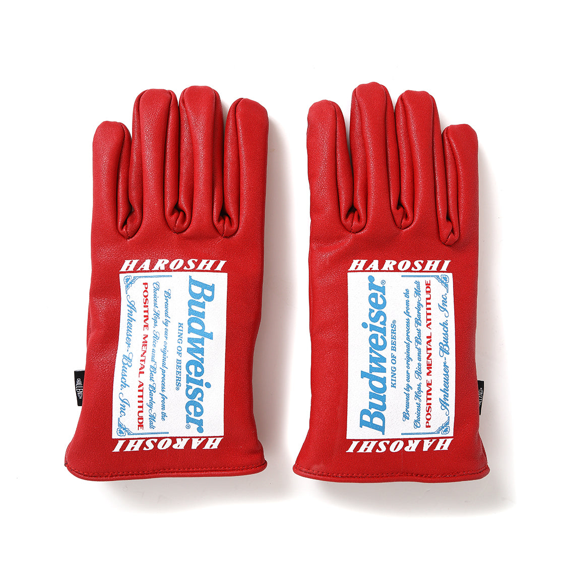 HAROSHI x BUDWEISER x CHALLENGER / LEATHER GLOVE